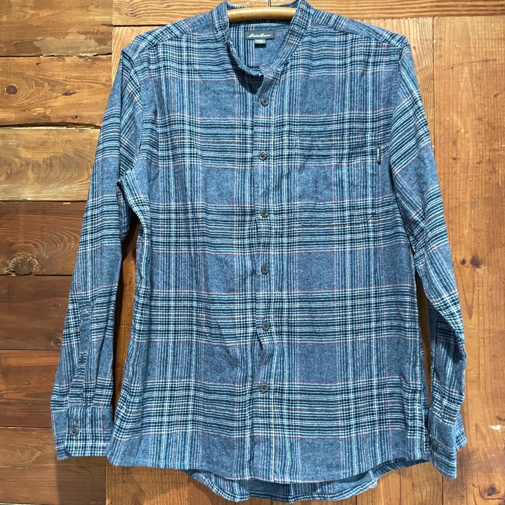 Eddie Bauer | Mens LG Blue Flannel